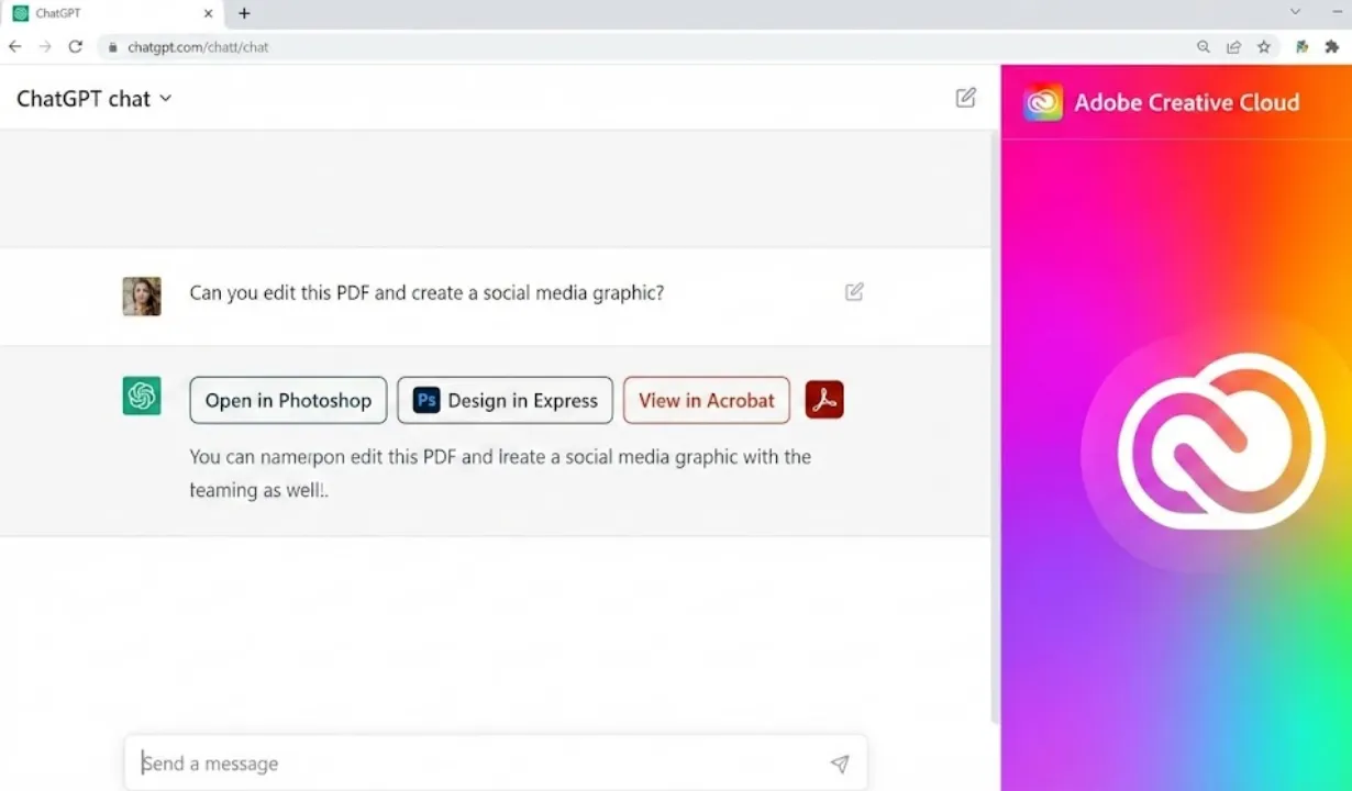 Photoshop, Adobe Express and Acrobat