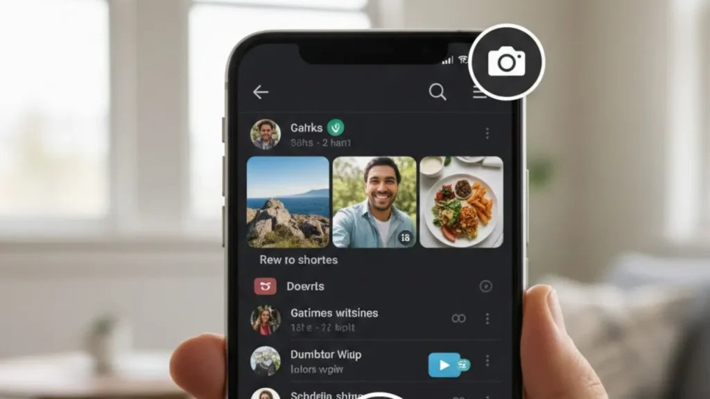 WhatsApp Adds Camera Shortcut and Media Sharing