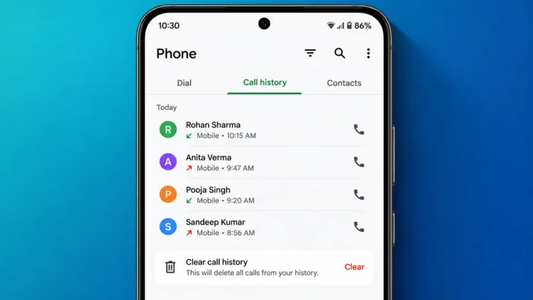 How to Clear Call History on Android: Step-by-Step Guide